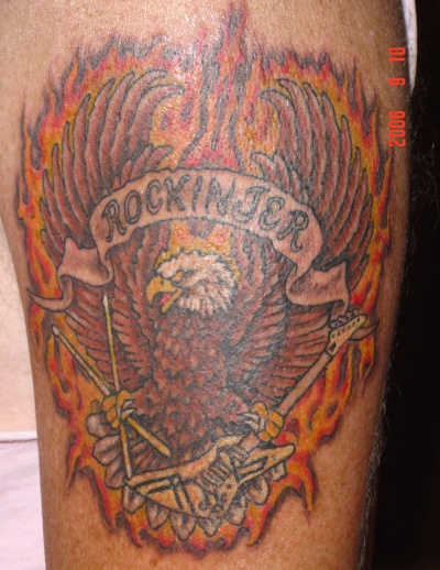 Gibson Explorer tattoo